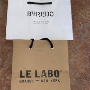 Byredo & LE LABO gift bags